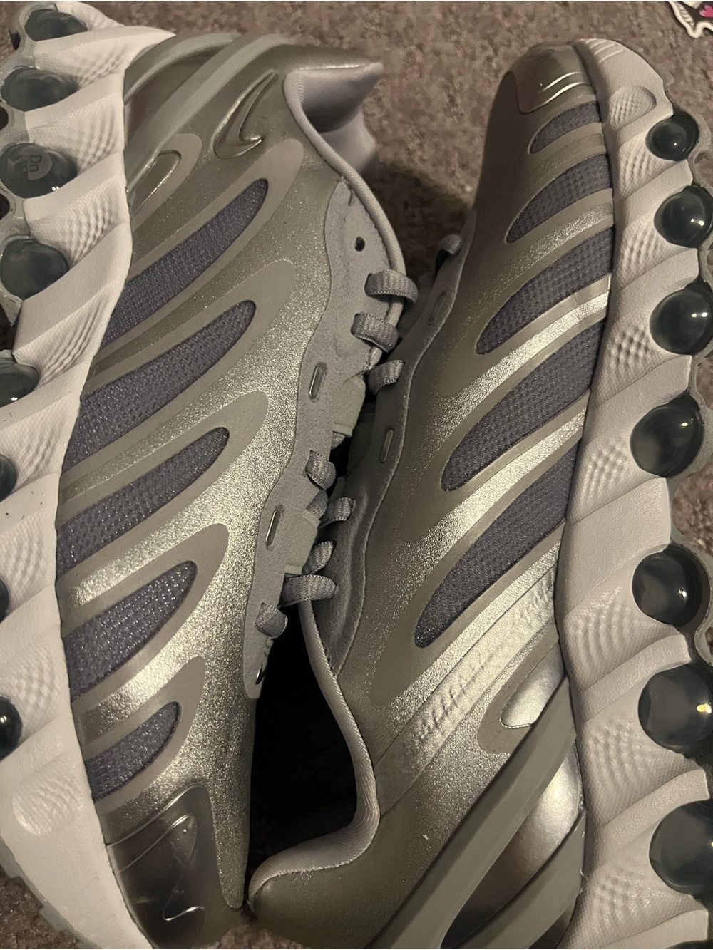Nike shox 6.5 woman.  Athletic Sneakers - Silver/Grey Comfort Runner